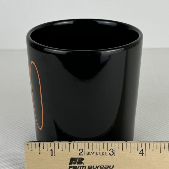 Halloween "Boo" Mug Black Ceramic Coffee Cup Halloween Decor Orange P&B - Picture 9 of 9